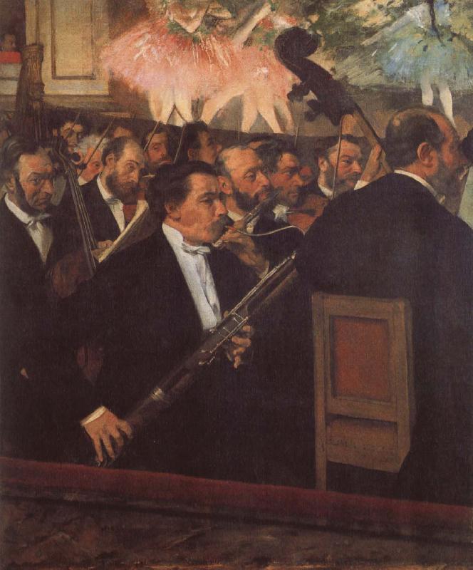 Edgar Degas The Opera Orchestra oil painting image